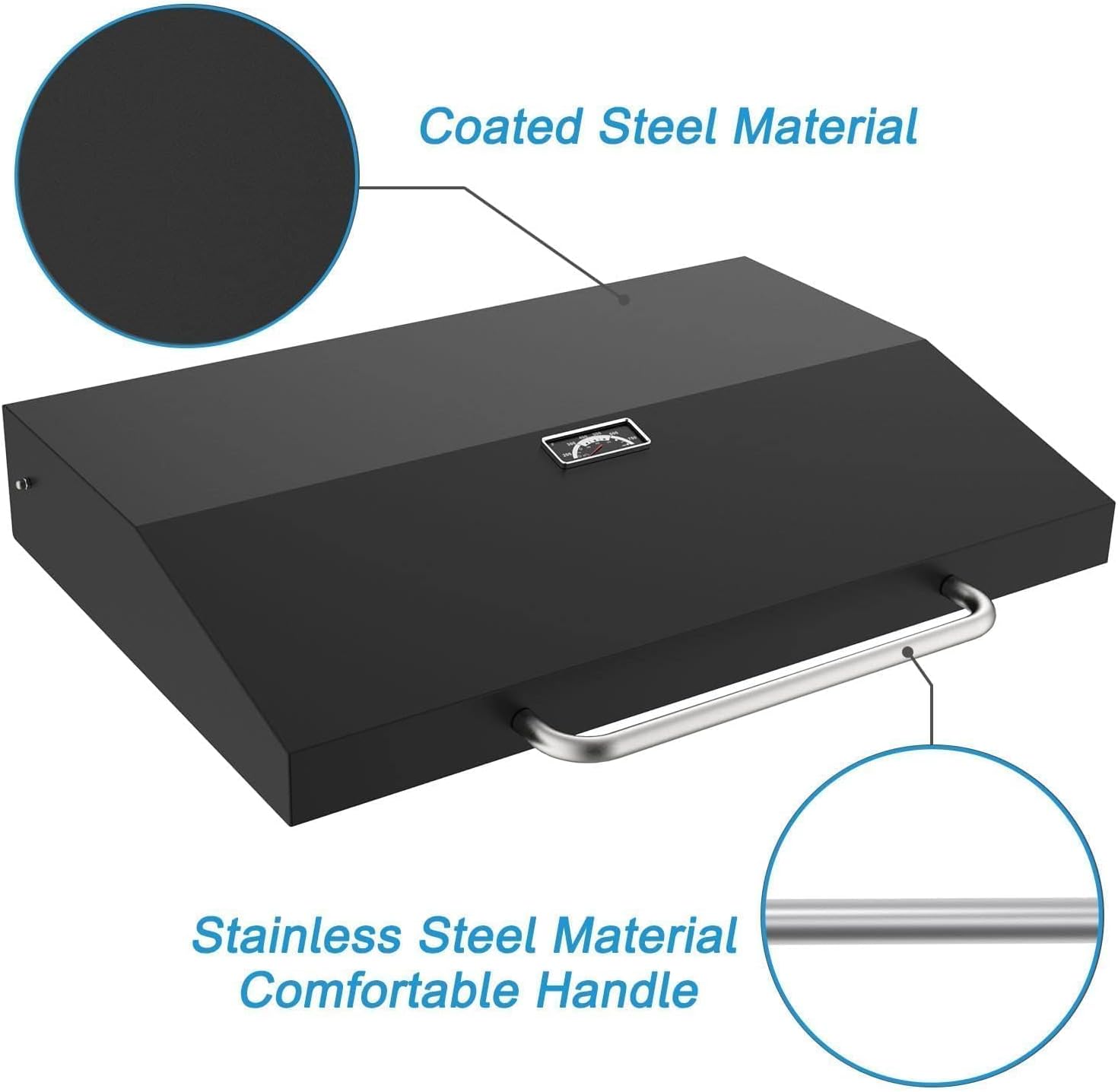 Upgrade Hinged Lid for Blackstone 28 Inch Griddle, Hard Cover Flat Top Lid for Blackstone 28' 1517 1853 1605 1839 1856 Griddle Hood for Black Stone