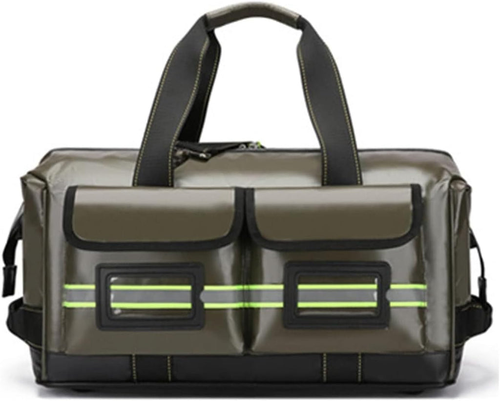 Emergency Medical Assistant Bag Empty, Medicine Storage, Professional First Responder with Multiple Pockets for Aid Kit and Nursing Supplies (Color : B, Size 31 * 18 19cm)
