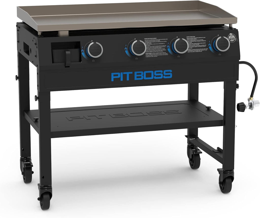 Pit Boss 10962 4-Burner Gas Griddle, Black