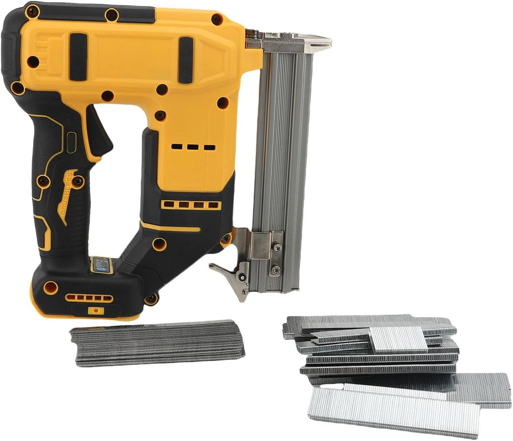 Naroote Brad Nailer Cordless 2 in 1, 1280W 20V Electric Staple Nail Gun with Comfortable Handle, Water Proof, Lightweight & Self Locking Switch for Woodworking, Carpenter
