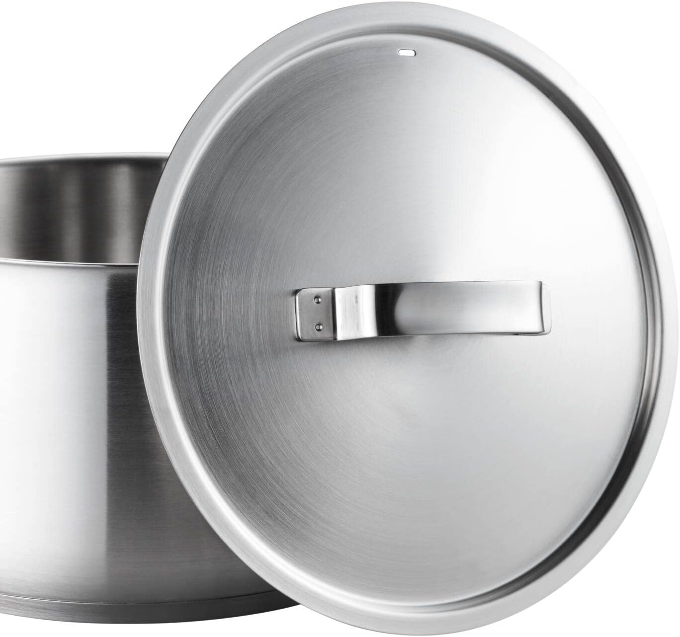 Fiskars 1064750 Saucepan with Handle, 1.5 L, Uncoated Saucepan, Suitable for All Cookers, Recycled Stainless Steel, Silver, 1064750