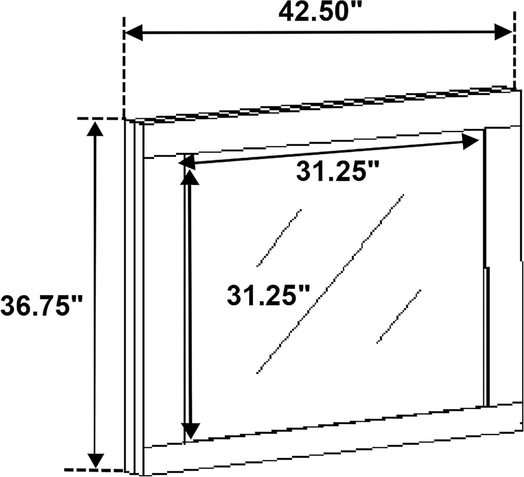 Coaster Home Furnishings Fenwick Contemporary 5-Piece Bedroom Set Eastern King Size Bookcase Bed Frame 48-inch Headboard Grey Oak/Almond 224981KE-S5
