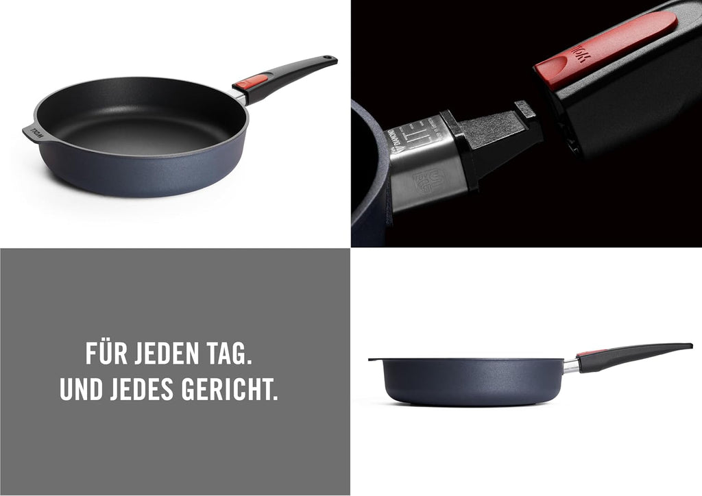 Woll Diamond Plus Nonstick Saute Pan with Detachable Handle, 11-Inch