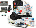 Scherber Fully-Stocked First Responder Bag | Professional EMT/EMS Trauma & Bleeding Medical Kit | HSA/FSA Approved | CAT Tourniquet, HyFin Chest Seal, Israeli Bandage & 250+ First Aid Supplies (Black)