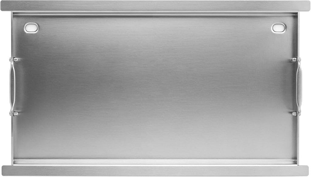 Full Size Griddle Insert - Compatible with Napoleon Prestige/Prestige Pro/Built In 700 Series/Rogue 525, Heavy-Duty Flat Top Griddle with Integrated Grease Traps, Stainless Steel BBQ Grill Accessory
