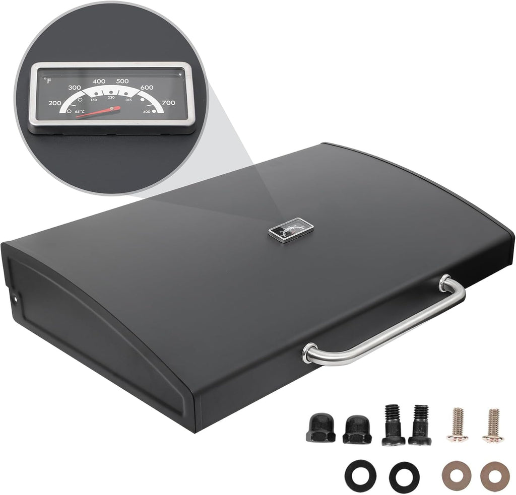 Upgrade Hinged Lid for Blackstone 1554 Omnivore 36' Griddle, Flat Top Griddle Hard Cover for Blackstone 36 in 5856 2177 2322 2310 2212 2210 Griddle Lid Hood, Powder Coated Flat Top Lid (2024 Model)