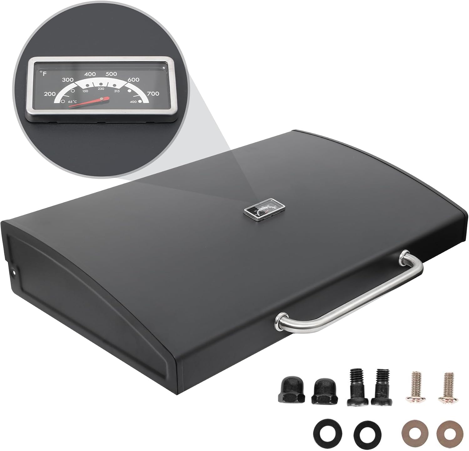 Upgrade Hinged Lid for Blackstone 1554 Omnivore 36' Griddle, Flat Top Griddle Hard Cover for Blackstone 36 in 5856 2177 2322 2310 2212 2210 Griddle Lid Hood, Powder Coated Flat Top Lid (2024 Model)