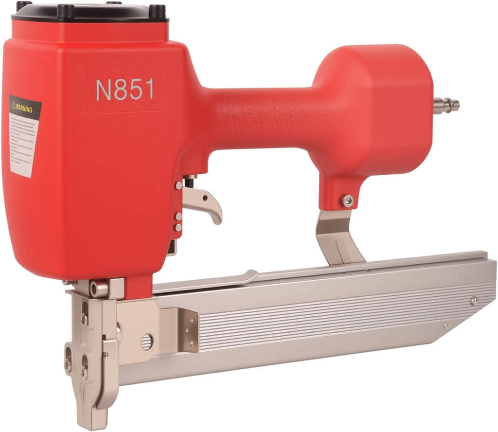 Doppy Pneumatic Nail Gun, 2 in 1 Brad Nailer Staple Gun Fires N851 16 Gauge 7/16-Inch Medium Crown 1-Inch to 2-Inch Nails Staples for Carpentry, DIY, Woodworking