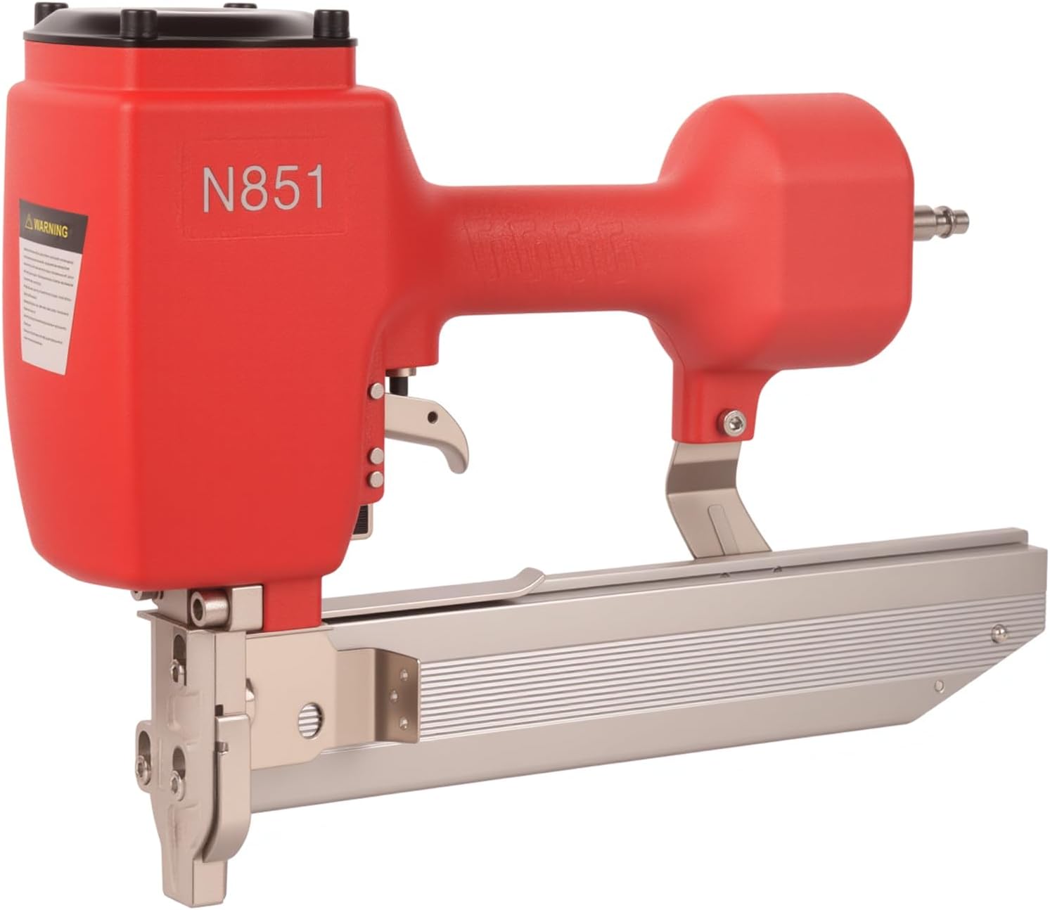 Doppy Pneumatic Nail Gun, 2 in 1 Brad Nailer Staple Gun Fires N851 16 Gauge 7/16-Inch Medium Crown 1-Inch to 2-Inch Nails Staples for Carpentry, DIY, Woodworking
