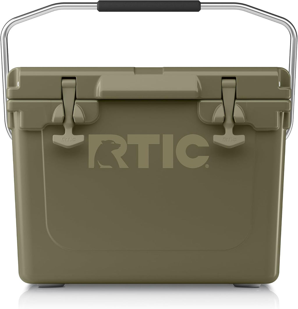 RTIC Ultra-Tough Cooler, Hard Insulated Ice Chest Box for Beach, Drink, Beverage, Camping, Picnic, Fishing, Boat, Barbecue