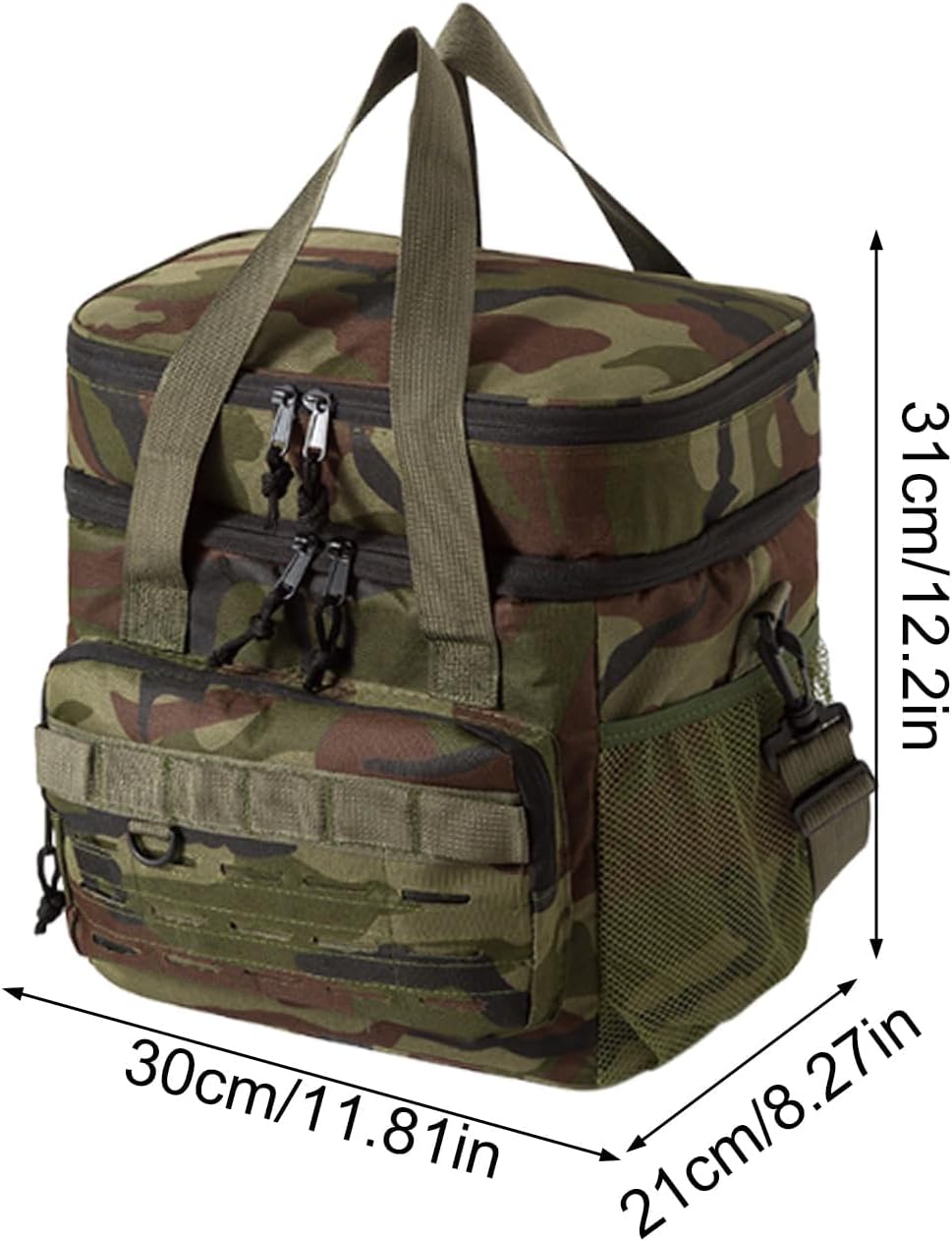 Cooler Bag - 19 Liter Takeaway Lunch Ice Box Insulated Waterproof Bags | for Outdoor Fishing Car Truck Camping Pool Work Road Trip G