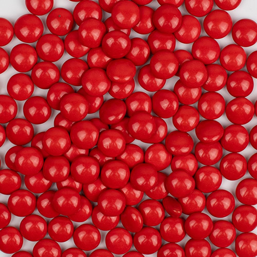 Red Deluxe Bulk Candy Buffet Mix Including Chocolates, Jelly Beans, Gummies, Taffy & More Assorted Treats - Ideal For Dessert Tables And Party Displays (11.2lbs)
