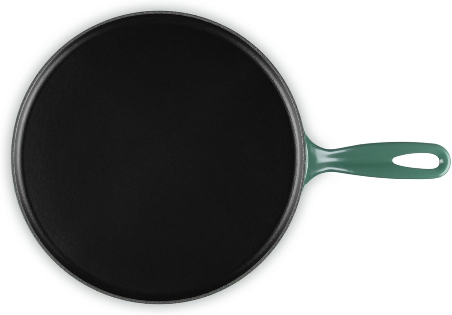 Le Creuset Enameled Cast Iron Traditional Round Crepe Pan, 10.25', Artichaut