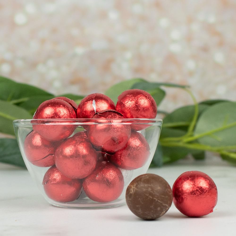 Red Deluxe Bulk Candy Buffet Mix Including Chocolates, Jelly Beans, Gummies, Taffy & More Assorted Treats - Ideal For Dessert Tables And Party Displays (11.2lbs)