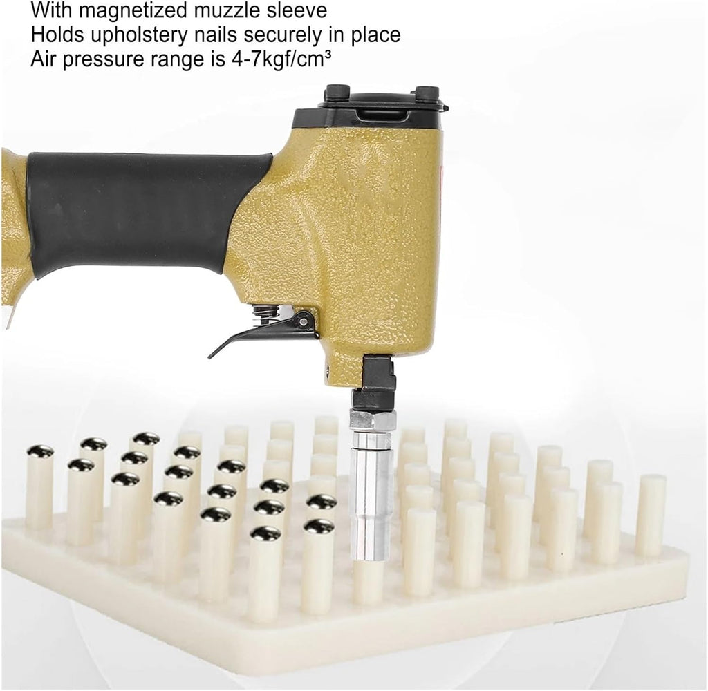 Pneumatic Nailer, Pneumatic Thumbtack Gun Air Power Decorative Nailer Trim Finish Pin Gun Tool,for Carpentry