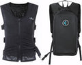 Motorcyclist Dual Backpack ICE Water Cooling System 5.0L Bladder and 7.4V Battery(Black)
