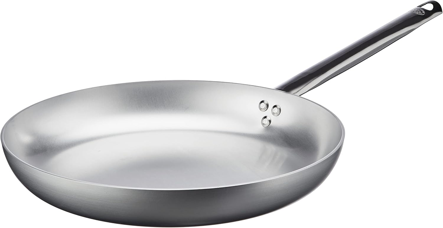 Pentole Agnelli ALMA111BB32 Professional Aluminium 3 Mm. Saute Pan with One Handle, Diameter 32 Cm.