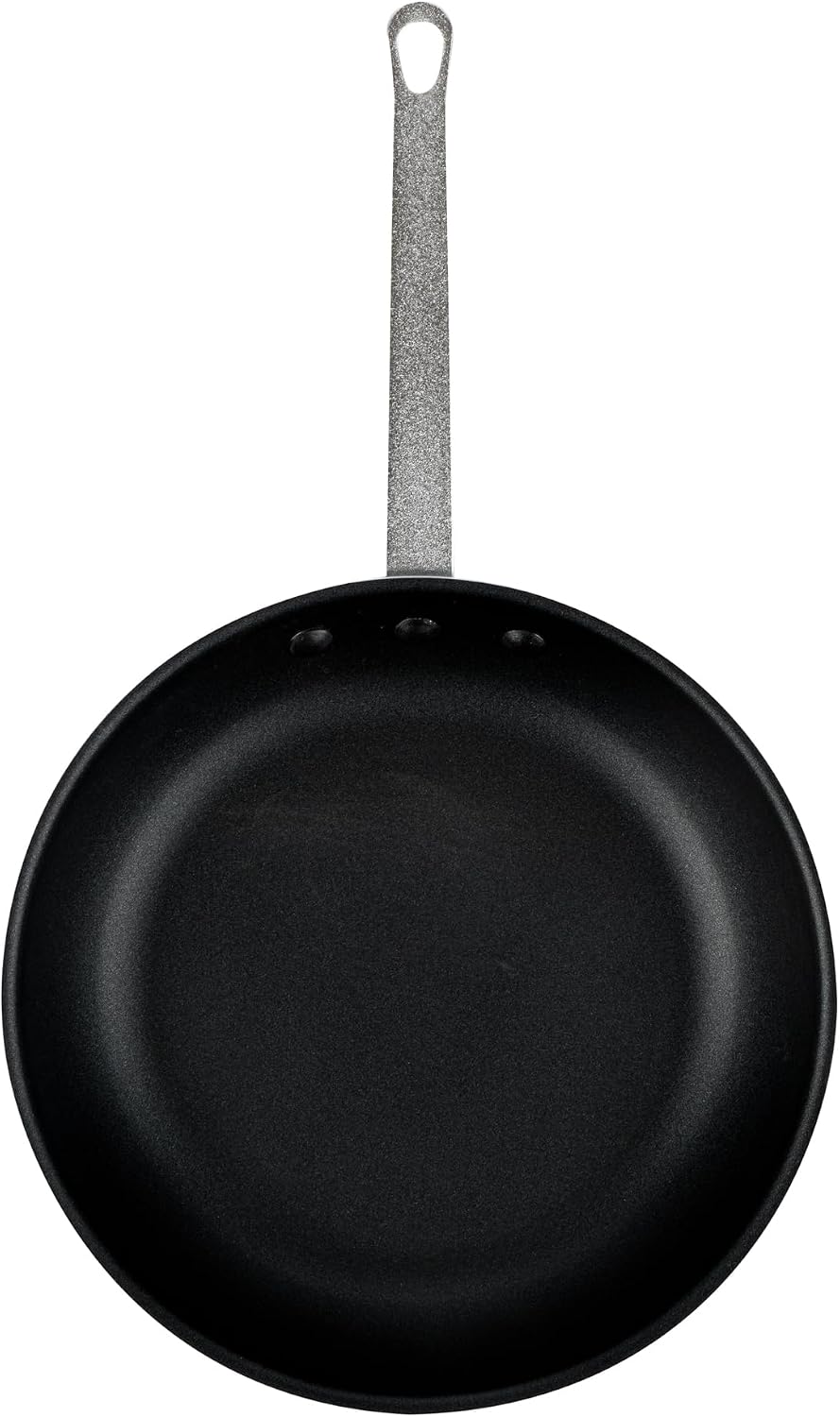 Restaurantware-Met Lux 10 Inch Fry Pans, Set Of 6 No-Stick Frying Pans - Induction-Ready, Triple-Riveted, Black Aluminum Cooking Skillets, Durable, For Searing, Sautéing, And Browning Food