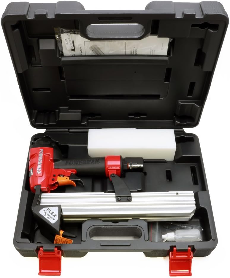 Powernail 1845F Pneumatic Trigger-Pull 18 Gauge Flooring Stapler for Engineered and Laminate