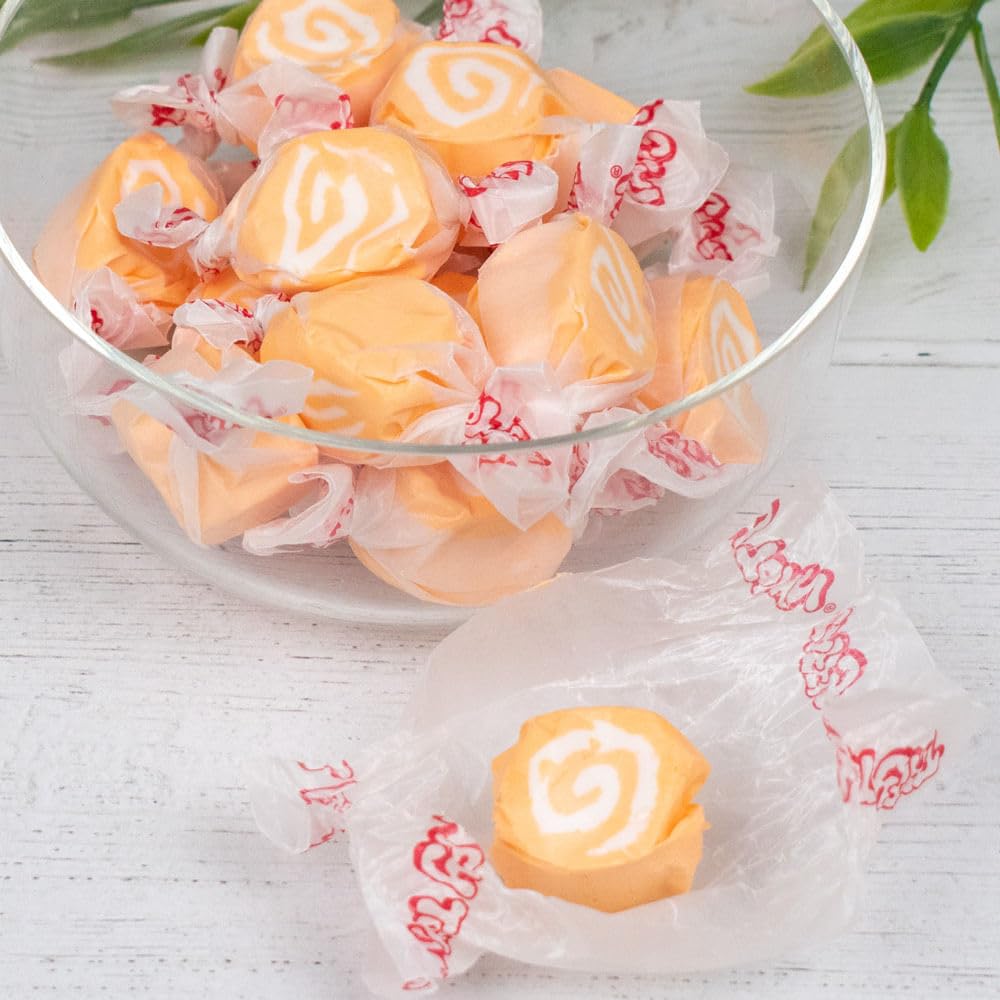 Orange Deluxe Bulk Candy Buffet Mix Including Chocolates, Taffy, Gummies, Lollipops & More Assorted Treats - Ideal For Dessert Tables And Party Displays (11.3lbs)