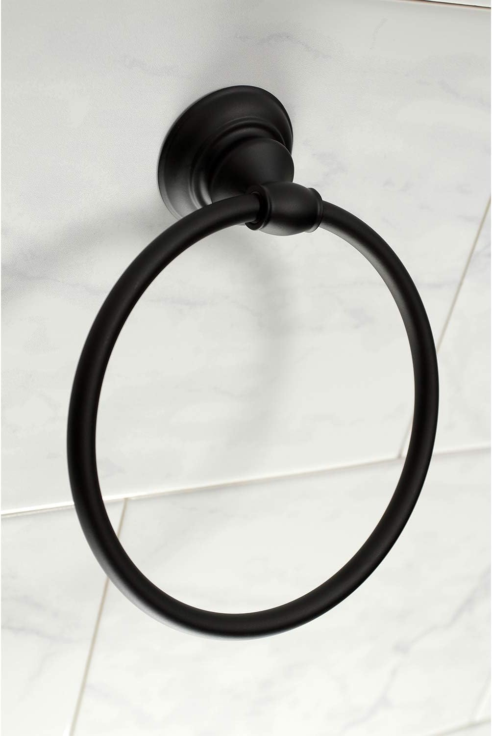 Kingston Brass BAHK2612478K Provence 5-Piece 18-Inch and 24-Inch Towel Bars Bathroom Accessory Set in Matte Black