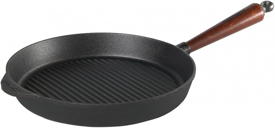 Skeppshult Traditional Beech Round Grill Pan, 11 inch