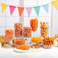 Orange Deluxe Bulk Candy Buffet Mix Including Chocolates, Taffy, Gummies, Lollipops & More Assorted Treats - Ideal For Dessert Tables And Party Displays (11.3lbs)