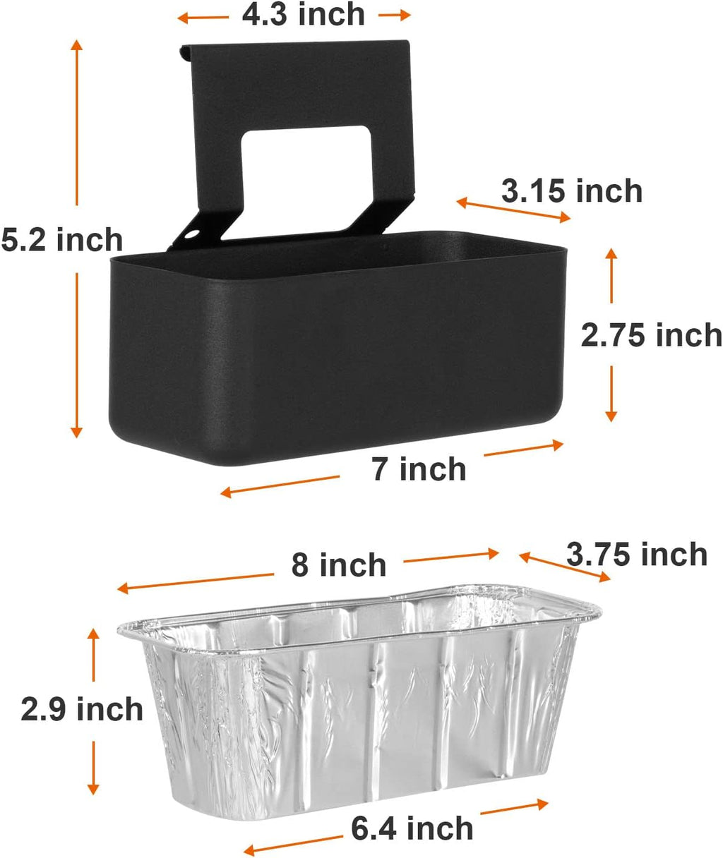 Flat Top Grill Griddle with Grease Cup Tray and Aluminum Drip Pans for Blackstone 36 inch Table Top Griddle,Replacement Parts for Blackstone 36-inch Grill Accessories