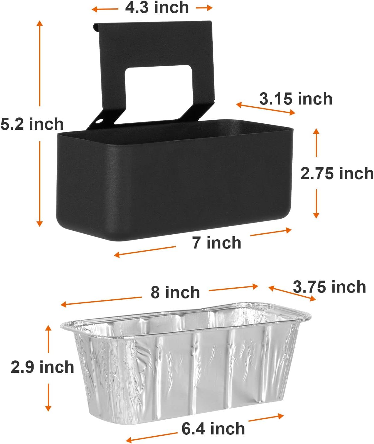 Flat Top Grill Griddle with Grease Cup Tray and Aluminum Drip Pans for Blackstone 36 inch Table Top Griddle,Replacement Parts for Blackstone 36-inch Grill Accessories