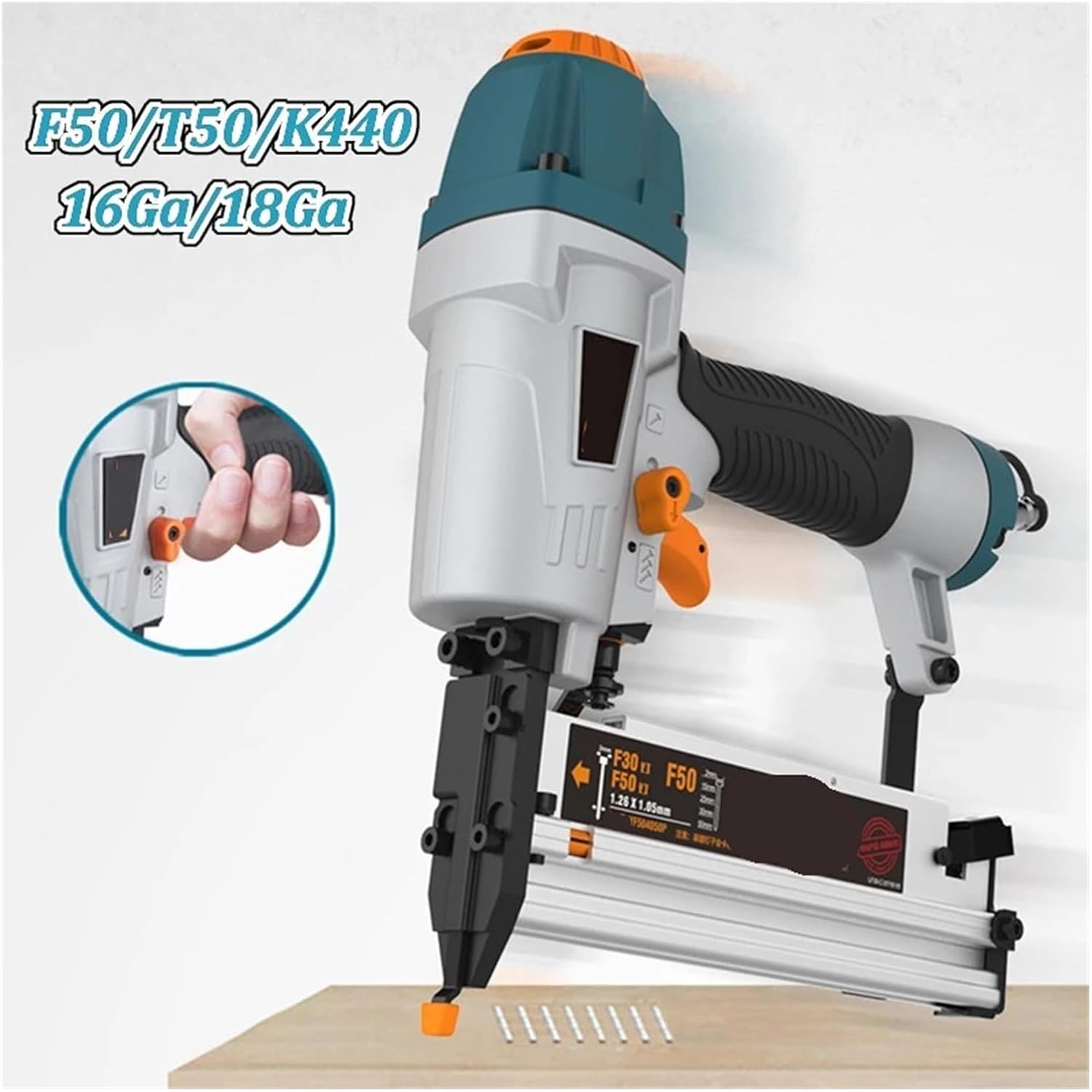 finish nailer, T50 F50 K440 Air Nailer Carenter Pneumatic Nail Tool Air Brads Nailer Depth Ergonomic And Light Adjustment,nail gun for trim