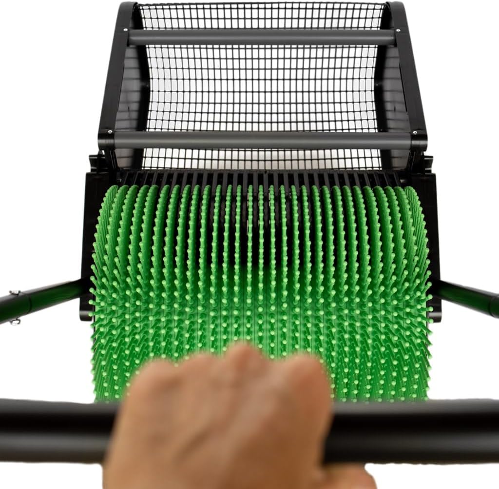 Bag-A-Nut 18' Push Pecan Harvester - Also Picks Up Large Acorns, Hazelnuts/Filberts & Almonds - Nut Picker Upper (A5000)