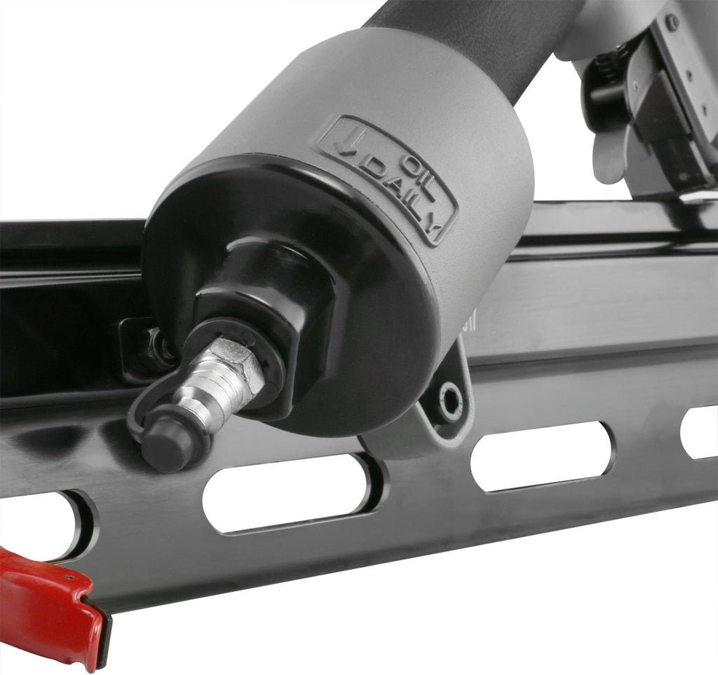 Numax 34 Degree Clipped head 3-1/2' Pneumatic Clip Head Framing Nailer | Anti-Dry-Fire, Dual Trigger, Depth Adjust, No Mar Tip, Lightweight & Durable Design | SFR3490