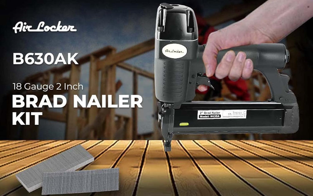 AIR LOCKER B630AK 18 Gauge 2' Brad Nailer Kit