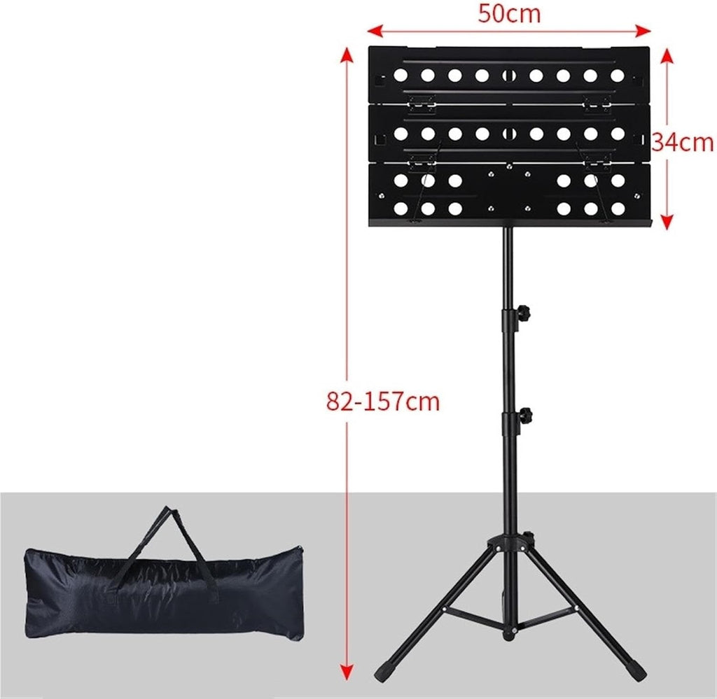 Music Stand Foldable Music Holder with Microphone Stand Sheet Music Stands Professional Book Stand Sheet Music Stands