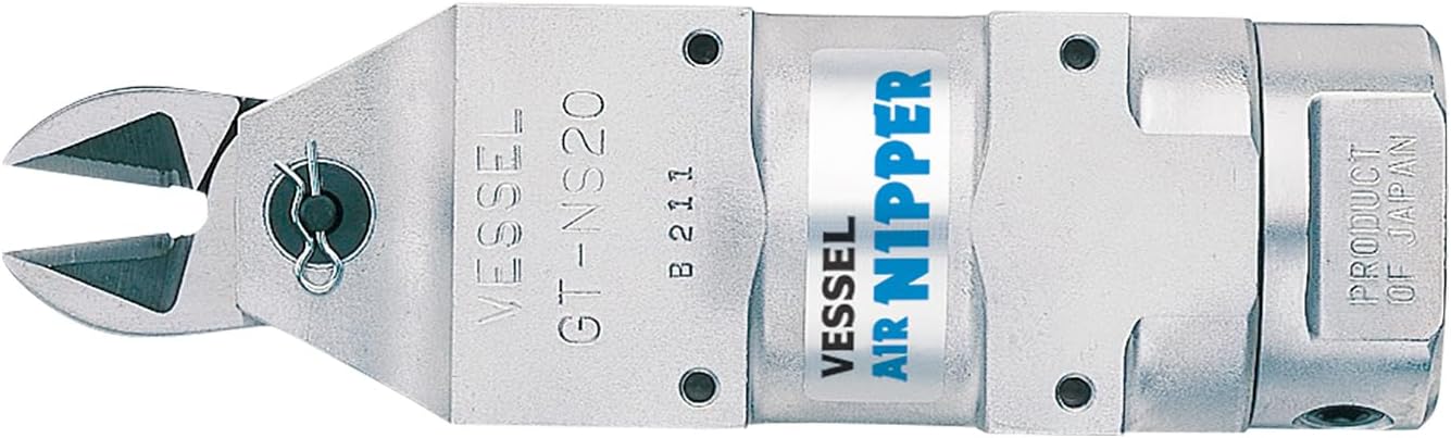 Vessel GT-NS20 Square Air Nipper (Capacity: 0.3 inch (7.0 mm) Soft Resin 5.0 Hard Resin 2.6 Copper Wire 2.0 mm)