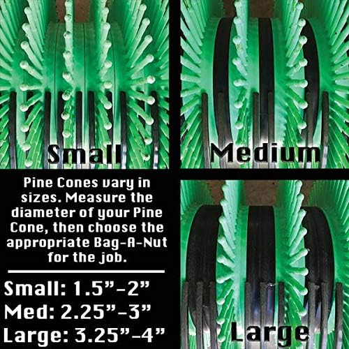 Bag-A-Nut 36' Push Pine Cone & Magnolia Pod Picker Upper (Large - for Cones 3' to 4')