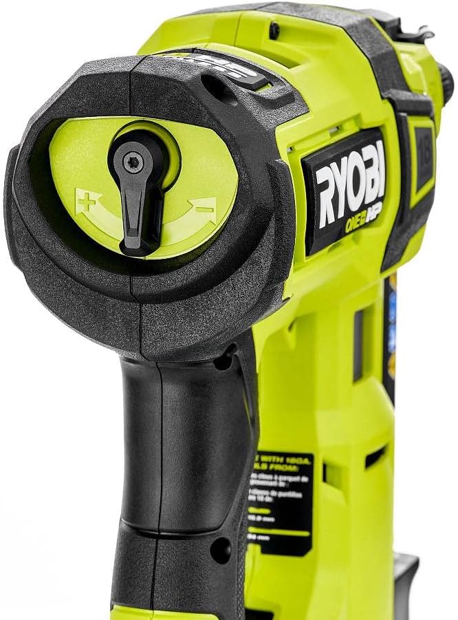 RYOBI ONE+ HP 18V 18-Gauge Brushless Cordless AirStrike Brad Nailer P322 (Tool Only) (Renewed)