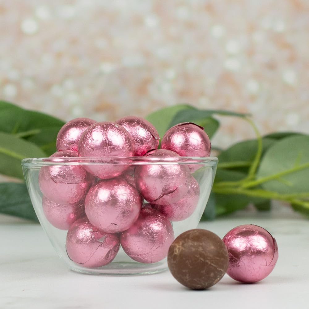 Pink Deluxe Bulk Candy Buffet Mix Including Chocolates, Jelly Beans, Gummies, Lollipops & More Assorted Treats - Ideal For Dessert Tables And Party Displays (12.3lbs)
