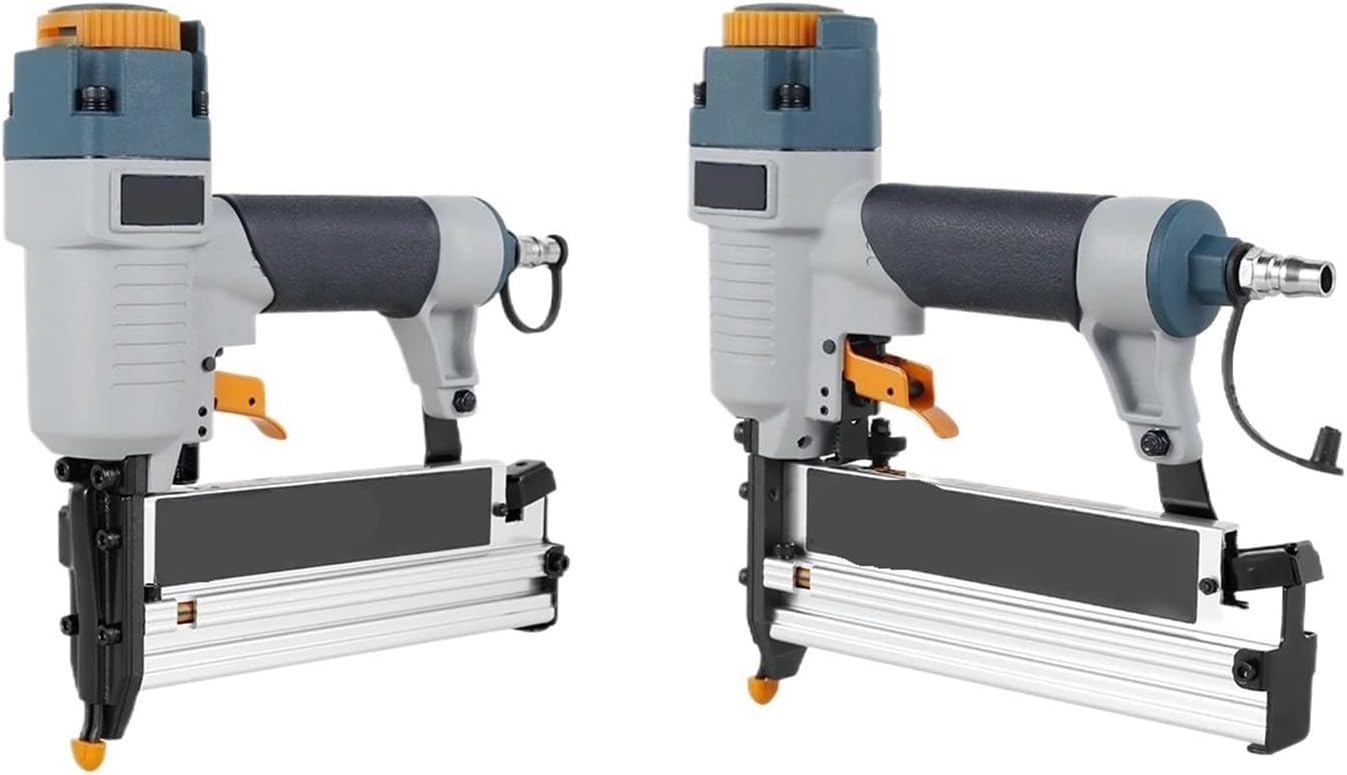 finish nailer, Powered Nailer Pneumatic Nail Gun T50 Air Brads Nailer Cordless For Carpenter Fen Floor Furniture,nail gun for trim