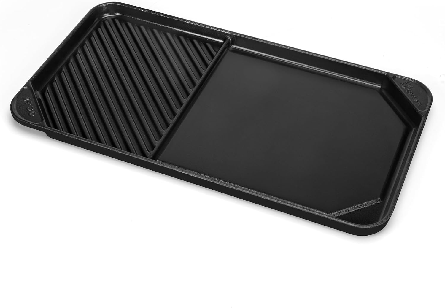 All American 1930 - Ultimate 60/40 Griddle with Ceramic Non-Stick Coating - Black Onyx - Durable & PFAS Free - Indoor Griddle for Easy Prep, Cooking, & Cleaning - Made in the USA