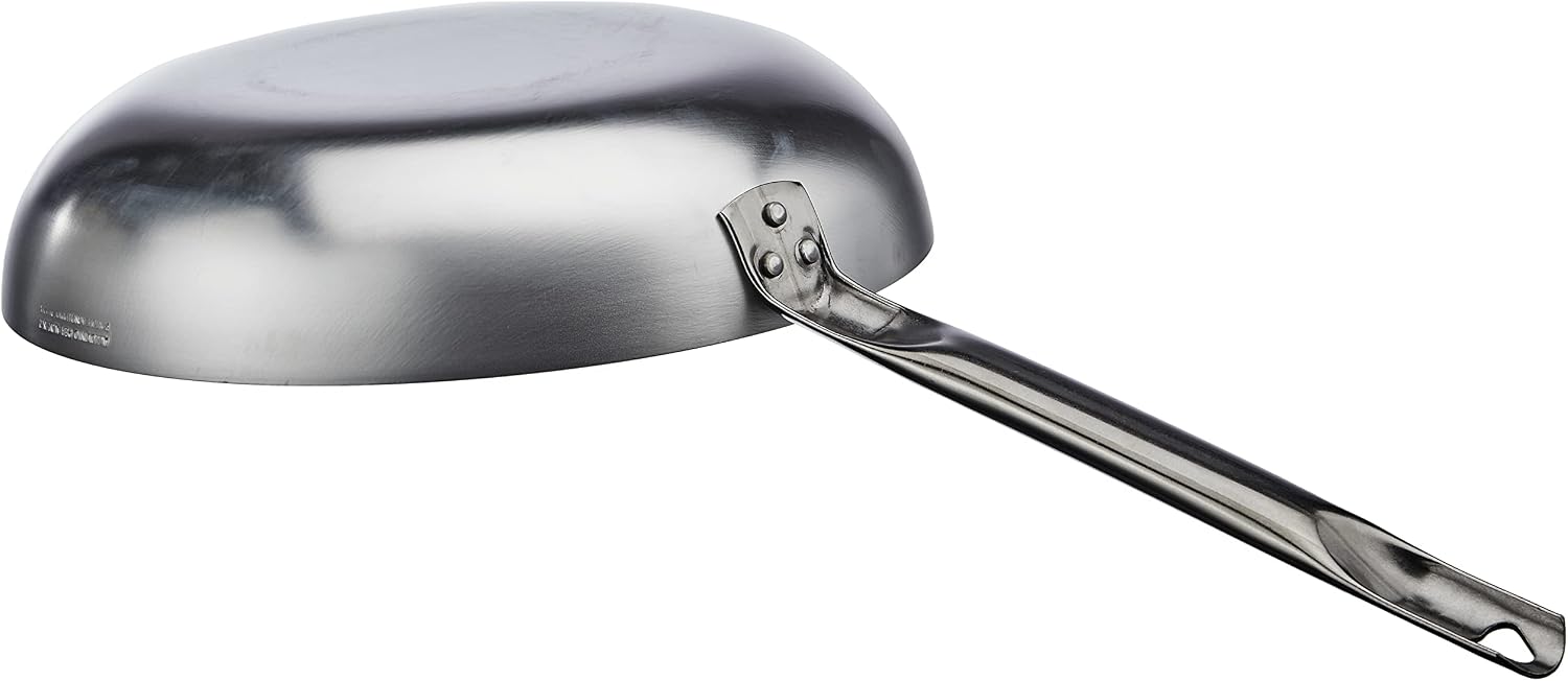 Pentole Agnelli ALMR1111B32 Countersunk Radiant Pan High, Aluminum 5 mm, 32 cm