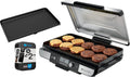 Ninja GX101 Sizzle Pro XL 20-Inch Indoor Griddle + Grill Silver (Renewed) Bundle with 2 YR CPS Enhanced Protection Pack