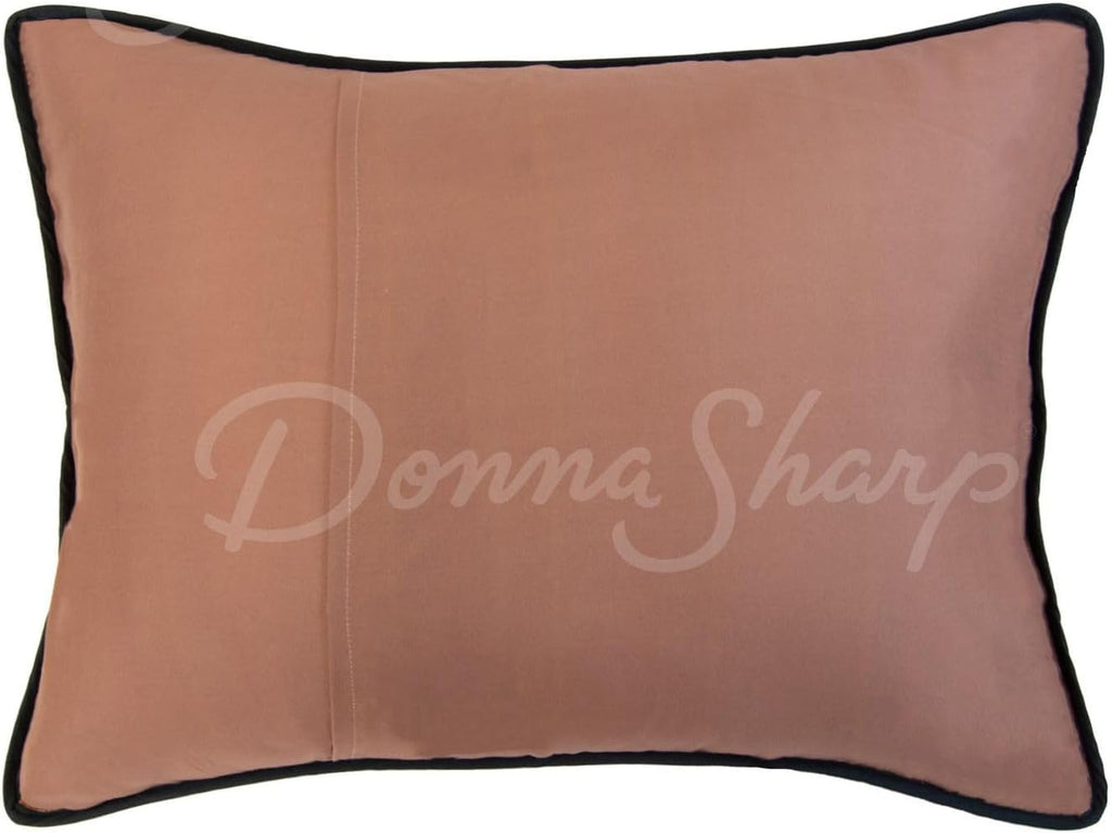 Donna Sharp Wildwood Lodge Polyester Quilt Bedding Set - 3-Piece Queen Size Quilt Set - Includes 90' x 90' Quilt and 20' x 36' Pillow Shams - Machine Washable