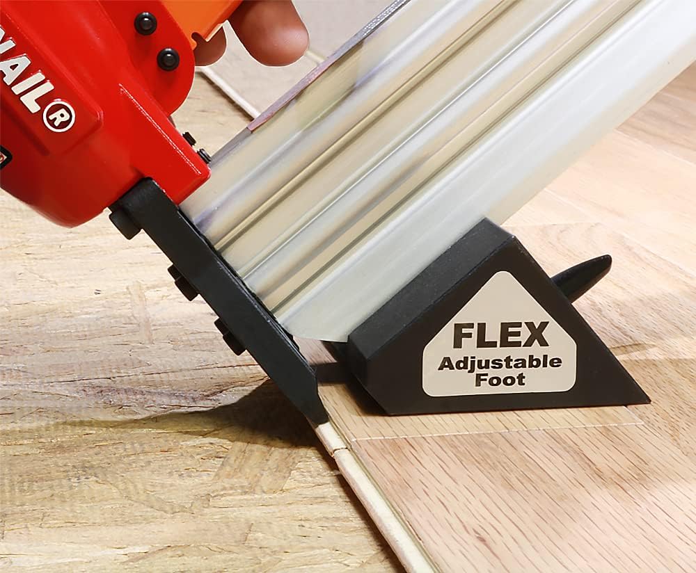 Powernail 1845F Pneumatic Trigger-Pull 18 Gauge Flooring Stapler for Engineered and Laminate