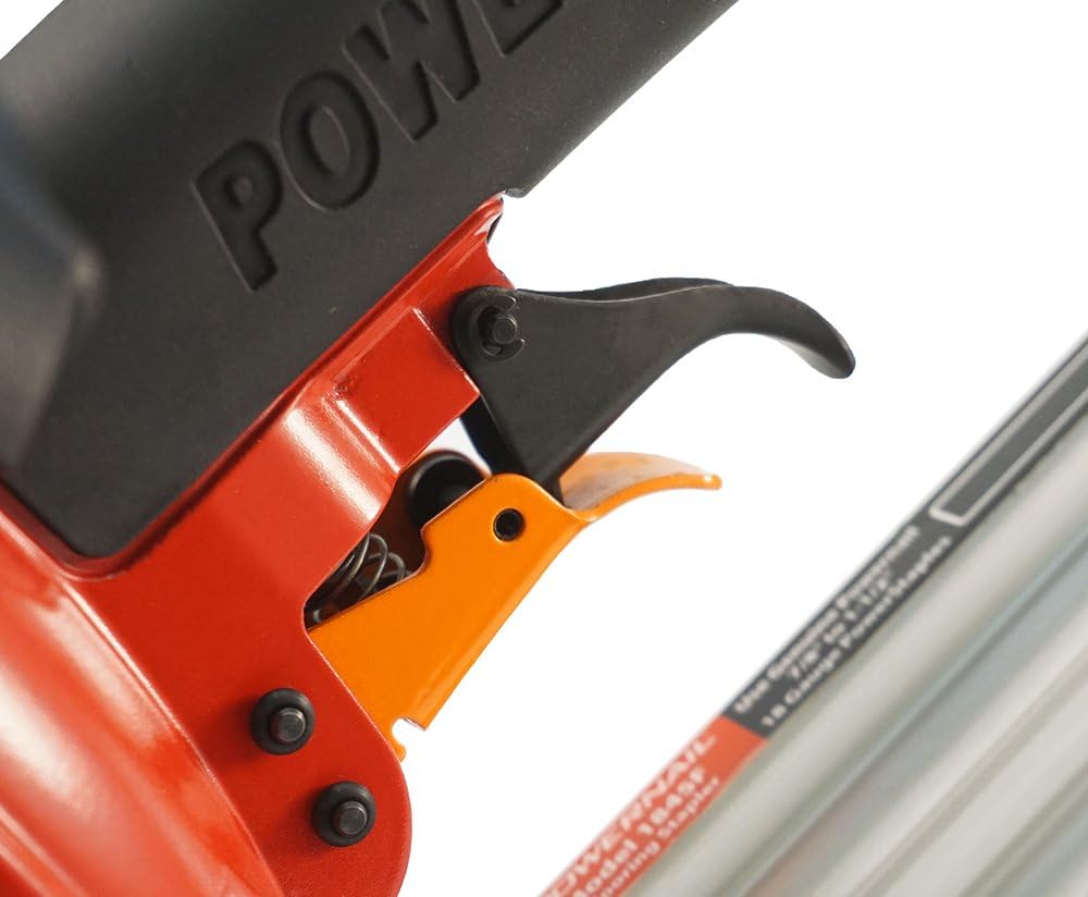 Powernail 1845F Pneumatic Trigger-Pull 18 Gauge Flooring Stapler for Engineered and Laminate