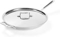 All-Clad D5® Stainless Steel Core 14 Inch Frying Pan Covered - Made in the USA - The Upgrade for Supremely Even Heat- Oven Safe & Induction Compatible Cookware
