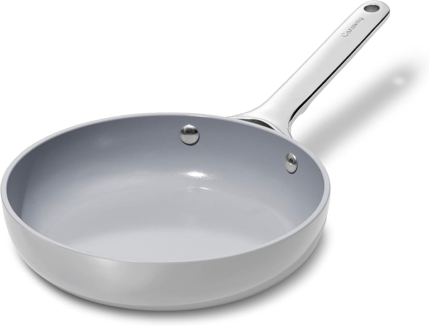 Caraway Nonstick Ceramic Mini Fry Pan (1.05 qt, 8') - Non Toxic, PTFE & PFOA Free - Oven Safe & Compatible with All Stovetops (Gas, Electric & Induction) - Gray