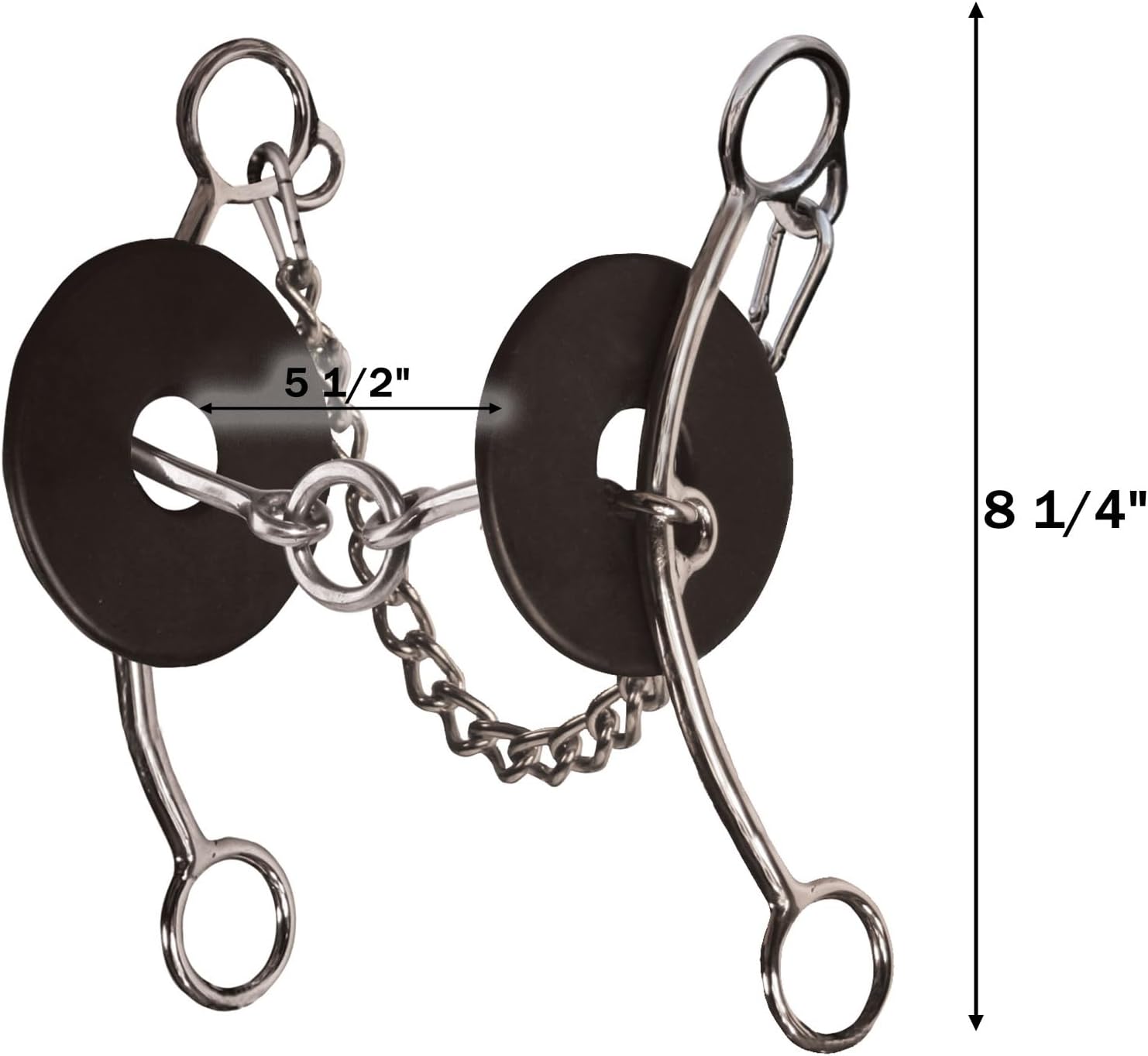 Professional's Choice Lifter Series Horse Bits by Brittany Pozzi with Sweet Taste 5 1/2' Mouthpiece, Equestrian Equipment | Style & Size Options