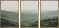 SIGNWIN Framed Canvas Print Wall Art Set Rolling Green Mountain Hill Environment Nature Wilderness Photography Modern Art Chic Landscape for Living Room, Bedroom, Office - 24'x36'x3 Natural