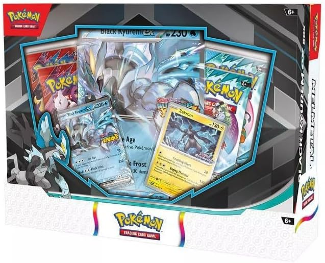 Pokemon TCG Trading Card Game Boxes Black Kyurem ex and Melmetal ex Box 2 Boxes, 4 Packs per Box and 2 Promo Cards with one Oversized Card